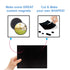 Magnetic Sheets with Adhesive Backing: 8 x 10 inch
